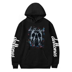 Deftones Skull Hoodie Black