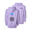 Deftones Lavender Carnation Script Hoodie