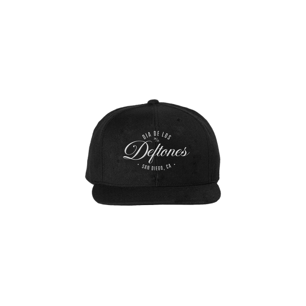 Printed Puff Black Snap Back