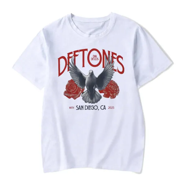 Deftones Dove Blossom T-Shirt - White