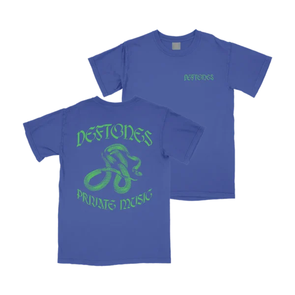 blue private music t-shirt